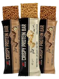 Crispy vegetarian protein bar