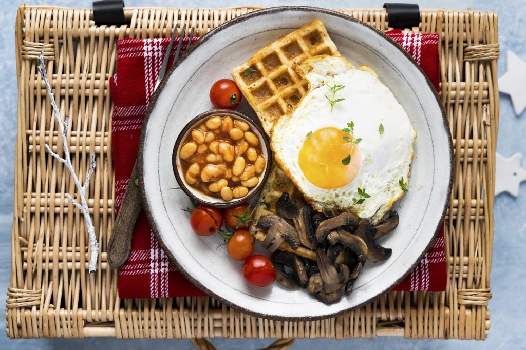 Discover your perfect vegetarian full English breakfast here